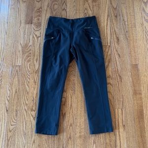 Black Eddie Bauer Cropped Leggings
